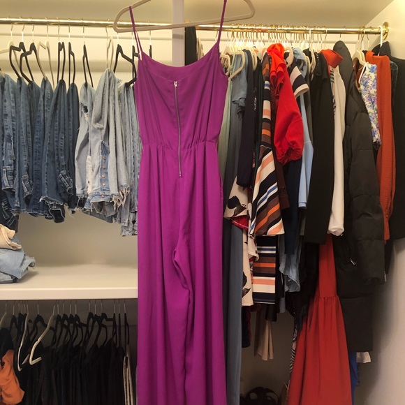 Gianni Bini purple jumpsuit - Picture 3 of 4